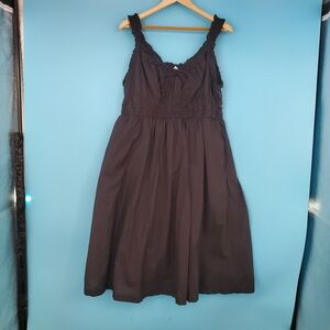 Old Navy Black Dress Size XL Petite Sleeveless Cotton